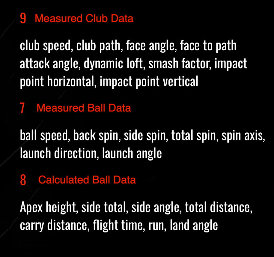 VTrack RX10 Launch Monitor
