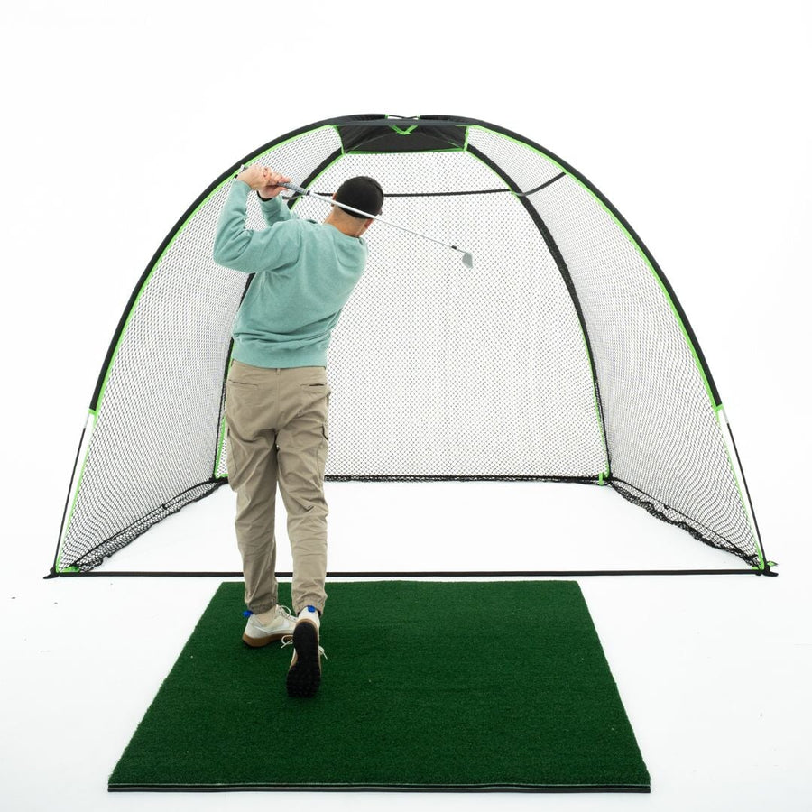 10' x 7' Rounded Golf Hitting Net - Golf My Space