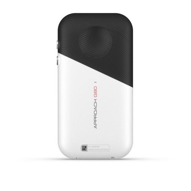 Black and white device with 'Approach' branding on a white background