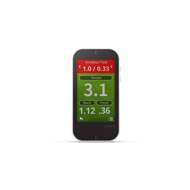 Digital device with a screen displaying various readings on a white background