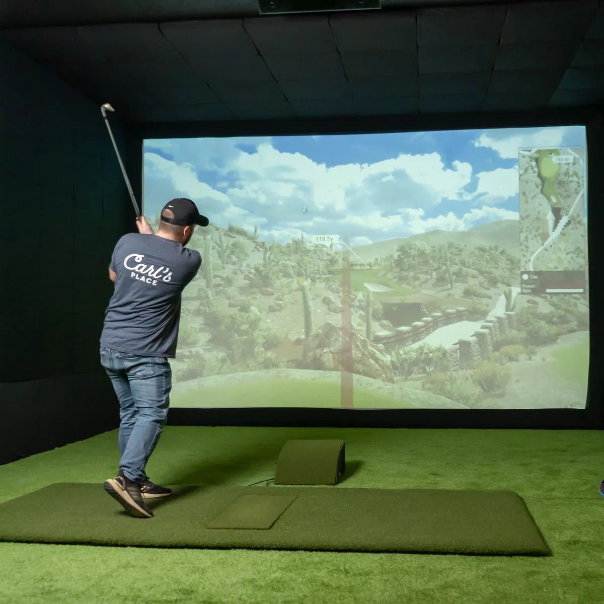 Carl's Floor Mounted Projector Enclosure - Golf My Space