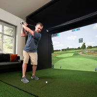 C-Series Pro Golf Simulator Enclosure Kit with Impact Screen - Golf My Space