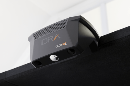 IDRA device mounted on a black surface with a white background