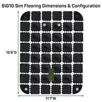 SIGPRO Golf Simulator Flooring: Professional Look with Easy Assembly - Golf My Space