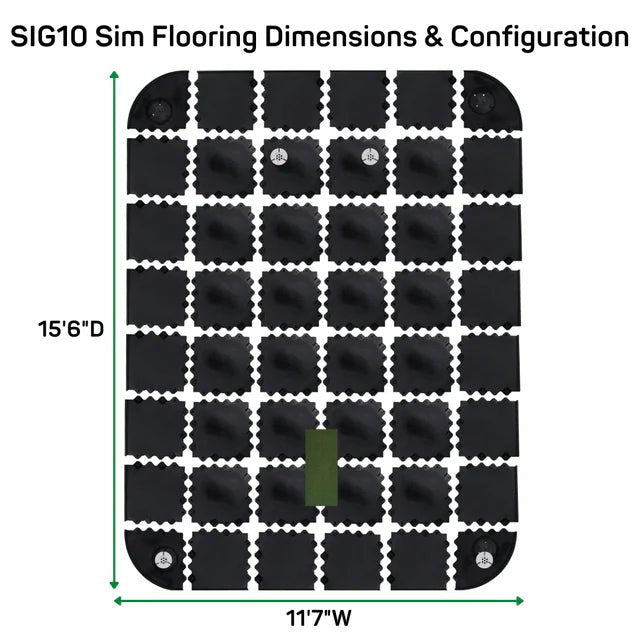 SIGPRO Golf Simulator Flooring: Professional Look with Easy Assembly - Golf My Space