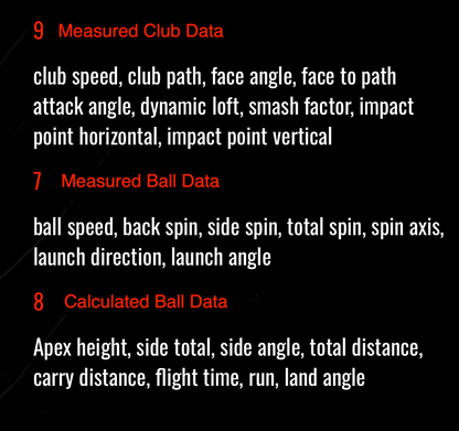 VTrack RX10 Launch Monitor