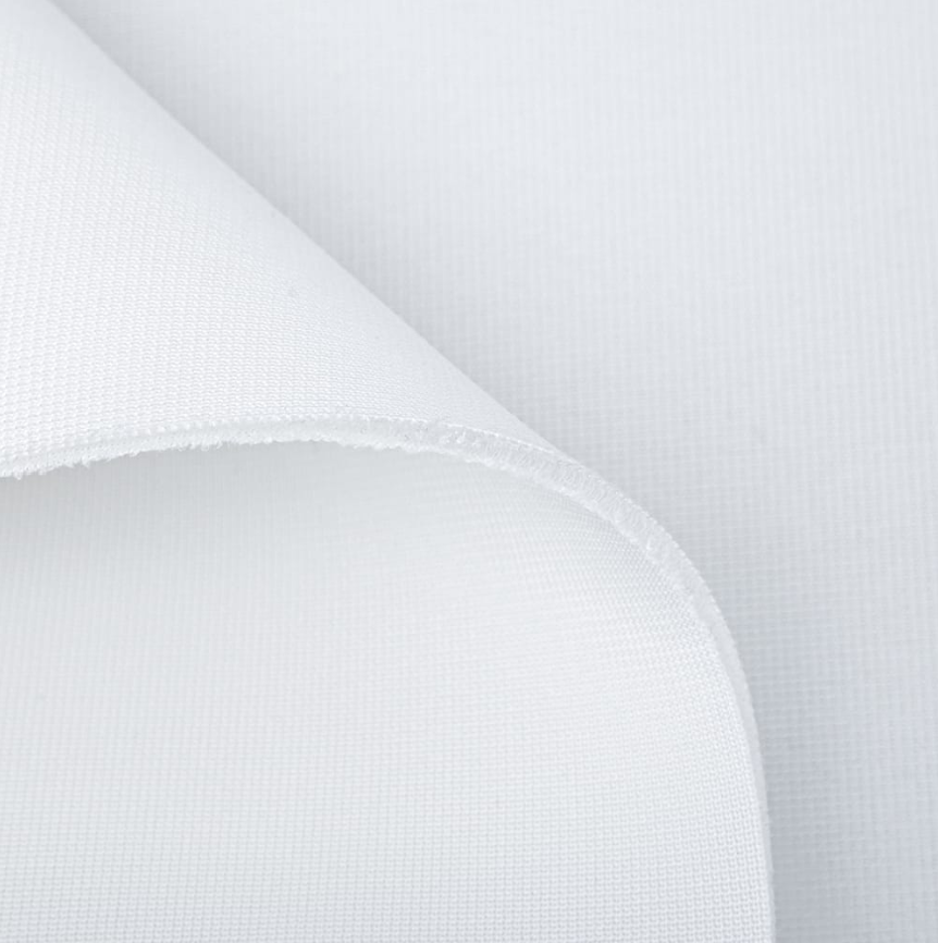 Close-up of white fabric texture