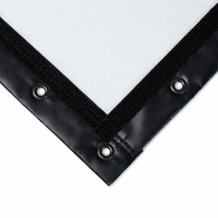 Impact screen with grommets on a white background