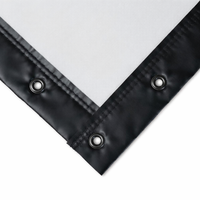 Impact screen with grommets on a white background