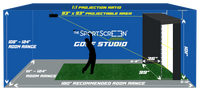 Vanish LITE Hybrid -  Compact Retractable Golf Enclosure