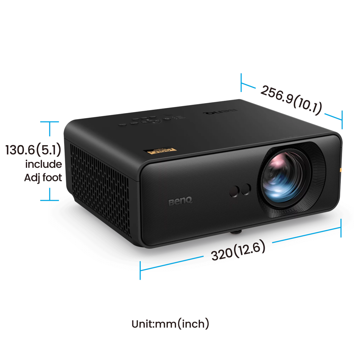 BenQ AH500ST - 4000-Lumen Short Throw 1080P Laser Golf Simulator Projector - Golf My Space