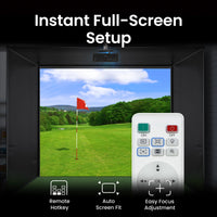 BenQ AH700ST - 4000-Lumen Short Throw 1080P Laser Golf Simulator Projector - Golf My Space