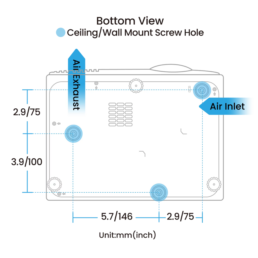 BenQ AK700ST 4000-Lumen 4K Short Throw Laser Golf Simulator Projector - Golf My Space