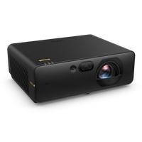 BenQ AK800ST 4K short throw laser golf simulator projector, right side angle