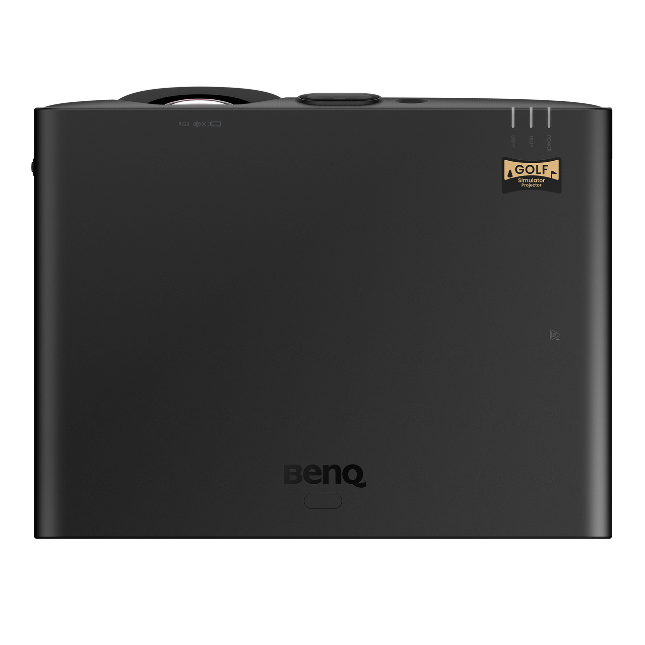 BenQ AK800ST 4K short throw laser golf simulator projector, top view