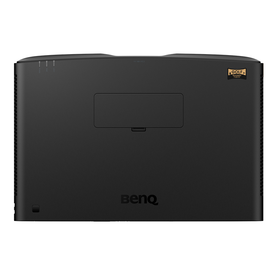 BenQ AK900ST 4K short throw laser golf simulator projector, top view