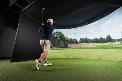 Curved Golf Simulator Enclosure Kit