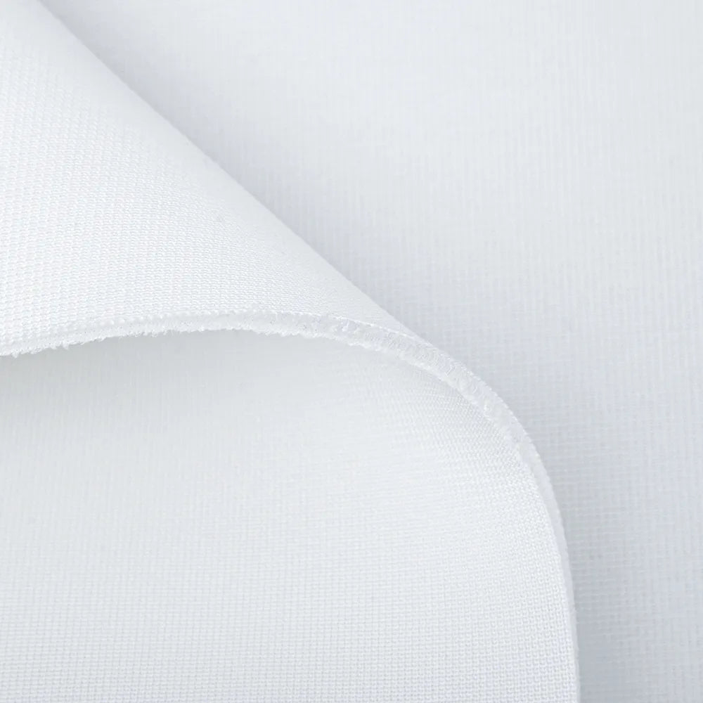 Close-up of white fabric texture