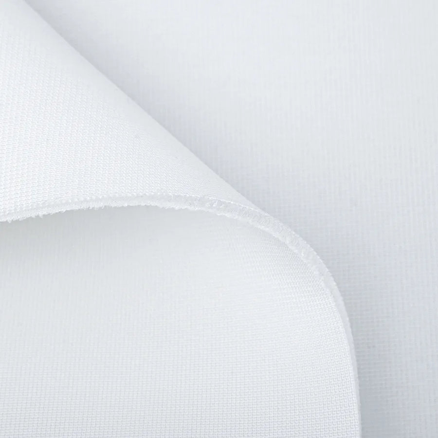 Close-up of white fabric texture