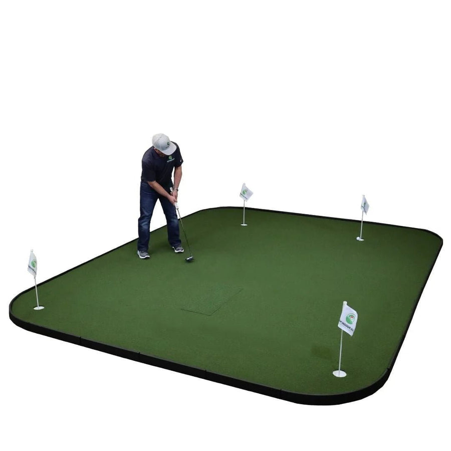SIGPRO Golf Simulator Flooring: Professional Look with Easy Assembly - Golf My Space