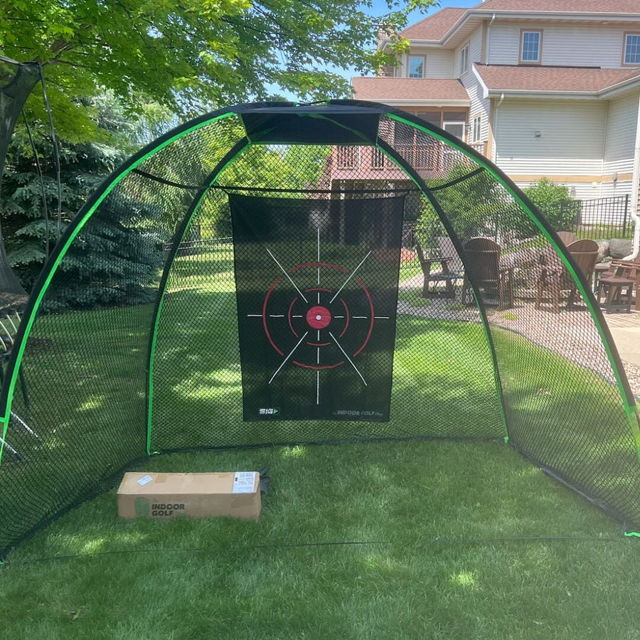 10' x 7' Rounded Golf Hitting Net - Golf My Space